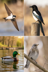 30 Heimische Vogelarten in Deutschland