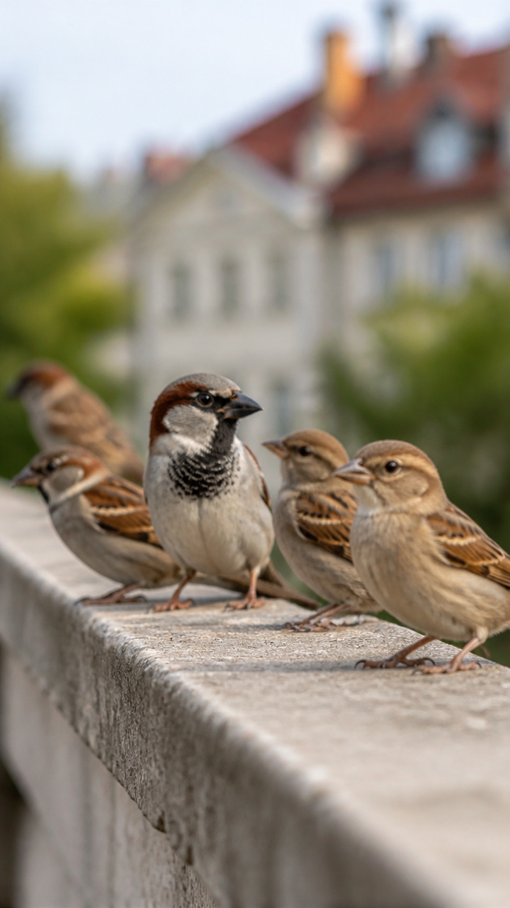 Der Haussperling – der quirlige Stadtbewohner
