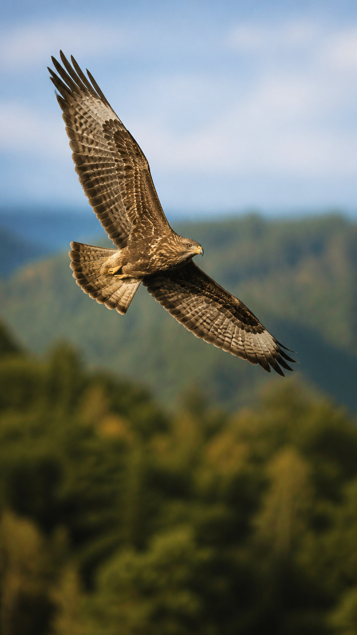 Der Mäusebussard – Der breitflügelige Kreischer