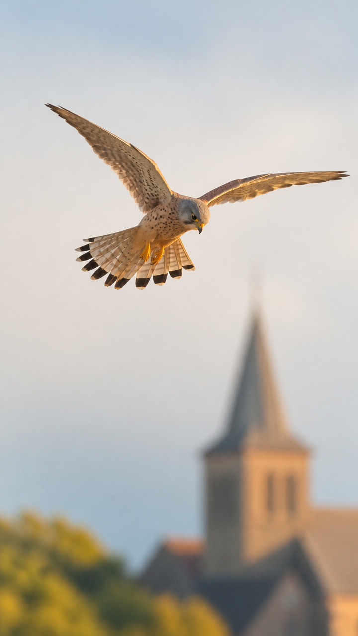 Der Turmfalke – der schwebende Jäger