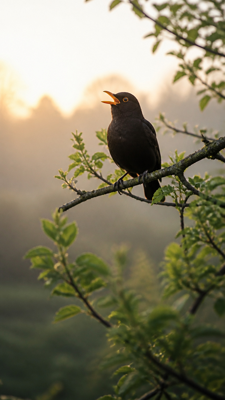 Die Amsel – Der morgendliche Sänger im Garten