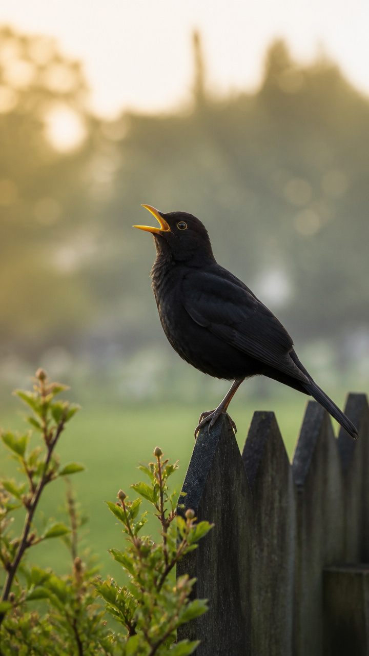 Die Amsel – der schwarze Sänger