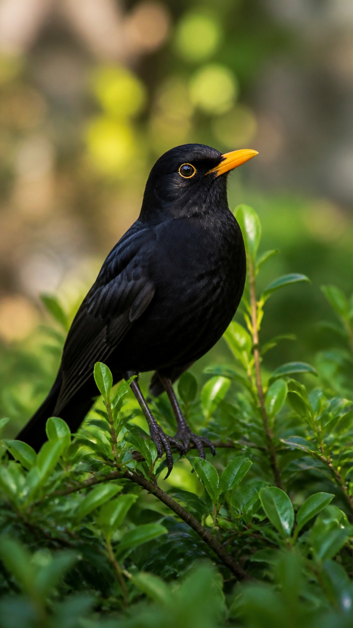 Die Amsel – der schwarze Sänger mit dem gelben Schnabel
